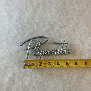 Plymouth De Luxe Vintage Emblem